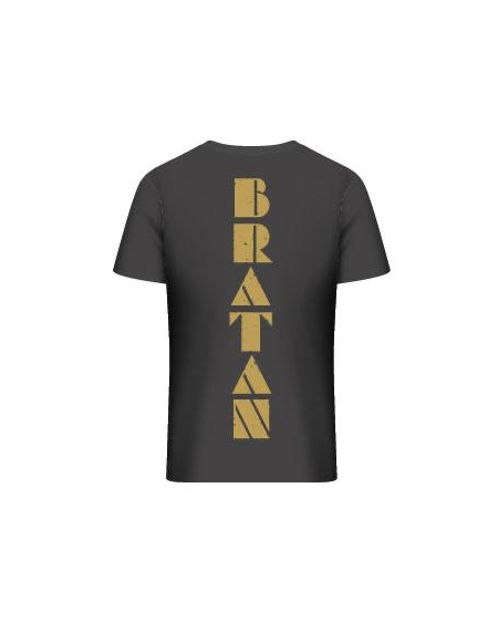 T-Shirt "BRATAN" Vertical gris